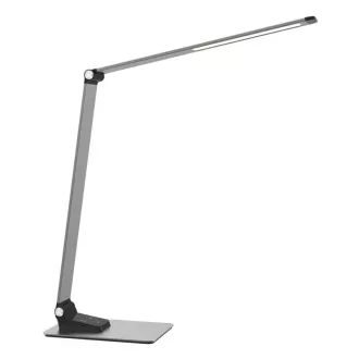 Platinet PDL509 LED stolna lampa 10W, prigušljiva, upravljanje na dodir, USB priključak, ALU