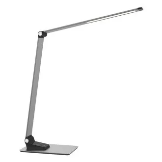 Platinet PDL509 LED stolna lampa 10W, prigušljiva, upravljanje na dodir, USB priključak, ALU Platinet PDL509 LED stolna lampa 10W, prigušljiva, upravljanje na dodir, USB priključak, ALU