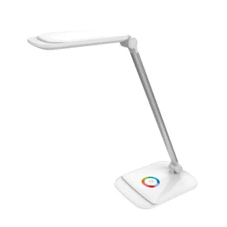 Platinet PDLQ60 LED stolna lampa 18W, prigušljiva, upravljanje dodirom, USB priključak, bijela