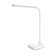 Platinet PDL6728 LED stolna lampa 5W, prigušljiva, integrirana baterija 2400mAh, USB priključak, bijela