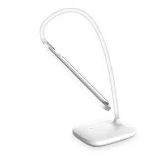 Platinet PDL6728 LED stolna lampa 5W, prigušljiva, integrirana baterija 2400mAh, USB priključak, bijela