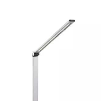 Platinet PDL888S LED stolna lampa 10W, prigušljiva, bežično punjenje, USB priključak, srebrna Platinet PDL888S LED stolna lampa 10W, prigušljiva, bežično punjenje, USB priključak, srebrna