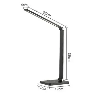Platinet PDL888S LED stolna lampa 10W, prigušljiva, bežično punjenje, USB priključak, srebrna Platinet PDL888S LED stolna lampa 10W, prigušljiva, bežično punjenje, USB priključak, srebrna