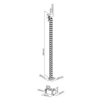 Brateck CC10-1 organizator kabela