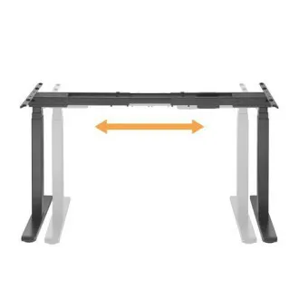 Podnožje stola s podesivom visinom Brateck M08-23DE 2 motora raspon 620-1280 mm nosivost 100 kg Podnožje stola s podesivom visinom Brateck M08-23DE 2 motora raspon 620-1280 mm nosivost 100 kg
