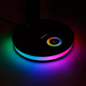 Platinet PDL400RGBW LED stolna lampa 12W, prigušljiva, dodirno upravljanje, USB priključak, bijela