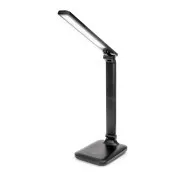Platinet PDL194B LED stolna lampa Remus 5W s mogućnošću prigušivanja, upravljanje dodirom, USB priključak, crna