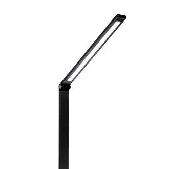 Platinet PDL888B LED stolna lampa 10W, prigušljiva, bežično punjenje, USB priključak, crna Platinet PDL888B LED stolna lampa 10W, prigušljiva, bežično punjenje, USB priključak, crna