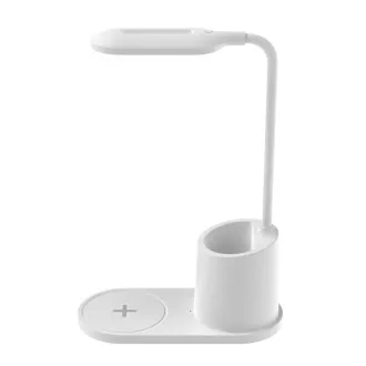 Platinet PDL1930W LED stolna lampa 3W, prigušljiva, bežično punjenje, bijela Platinet PDL1930W LED stolna lampa 3W, prigušljiva, bežično punjenje, bijela