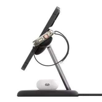 Belkin BOOST CHARGE PRO Qi2, 15W 3u1 magnetni stalak, crni Belkin BOOST CHARGE PRO Qi2, 15W 3u1 magnetni stalak, crni