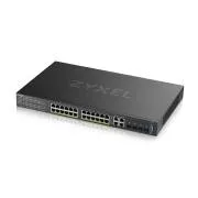 ZYXEL GS2220-28, HP 24-portni Gb L2 preklopnik, 1 GbE uplink, PoE