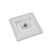 Solarix CAT6 UTP 1 x RJ45 ugradna utičnica bijela