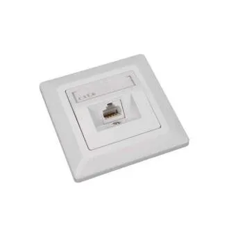 Solarix CAT6 UTP 1 x RJ45 ugradna utičnica bijela Solarix CAT6 UTP 1 x RJ45 ugradna utičnica bijela