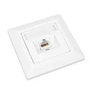 Solarix CAT6 STP 1 x RJ45 ugradbena utičnica, bijela