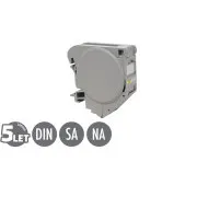 Keystone držač 1 x RJ45 na sivoj DIN tračnici