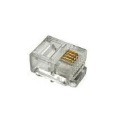 Modularni konektor 6p4c RJ11 na ravni kabel, 100 kom