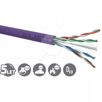 Solarix instalacijski kabel CAT6 UTP LSOH Dca-s2,d2,a1 500m/kolut SXKD-6-UTP-LSOH