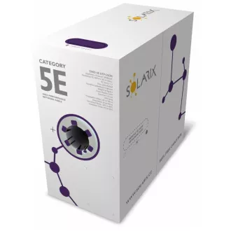 Instalacijski kabel Solarix CAT5E UTP LSOH Dca-s1,d2,a1 500m/kutija SXKD-5E-UTP-LSOH