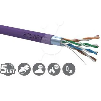 Instalacijski kabel Solarix CAT5E FTP LSOH Dca-s1,d2,a1 500m/kolut SXKD-5E-FTP-LSOH Instalacijski kabel Solarix CAT5E FTP LSOH Dca-s1,d2,a1 500m/kolut SXKD-5E-FTP-LSOH