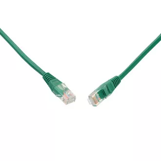 SOLARIX patch kabel CAT5E UTP PVC 1 m zeleni, otporan na ugrize