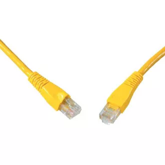 SOLARIX patch kabel CAT6 UTP PVC 2 m žuti otporan na udarce
