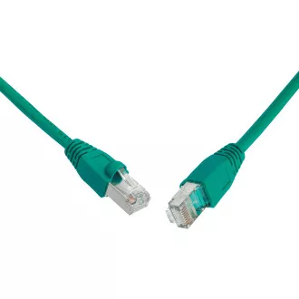 SOLARIX patch kabel CAT6 UTP PVC 0,5m zeleni