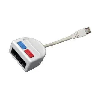 Računalo/kompjutorski razdjelnik 2 x RJ45 UTP Računalo/kompjutorski razdjelnik 2 x RJ45 UTP