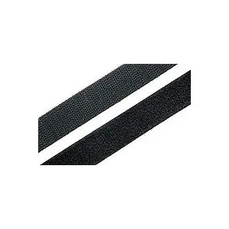 Solarix dvostrani čičak, širina 10mm, 25m, crna Solarix dvostrani čičak, širina 10mm, 25m, crna