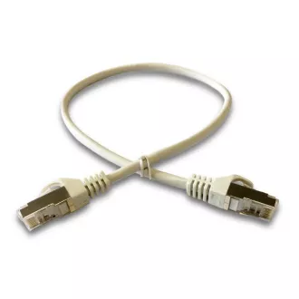 DATACOM Patch kabel S/FTP CAT6A 0.5m sivi
