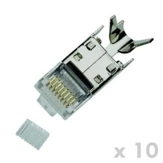 DATACOM konektor RJ45 STP CAT7(6A) 8p8c žica(10kom) DATACOM konektor RJ45 STP CAT7(6A) 8p8c žica(10kom)
