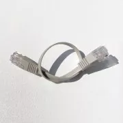 DATACOM Patch kabel UTP CAT6 0,25m sivi FLAT plosnati