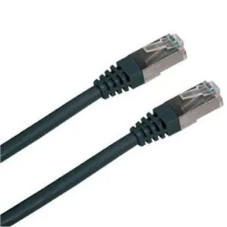 Patch kabel S/FTP, Cat6, 2xRJ45, 0,5 m crni