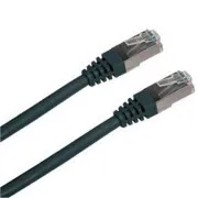 Patch kabel S/FTP, Cat6, 2xRJ45, 0,5 m crni
