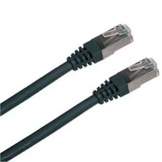 Patch kabel S/FTP, Cat6, 2xRJ45, 0,5 m crni Patch kabel S/FTP, Cat6, 2xRJ45, 0,5 m crni