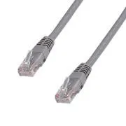 DATACOM Patch kabel 50m, UTP, Cat5e, RJ45, sivi