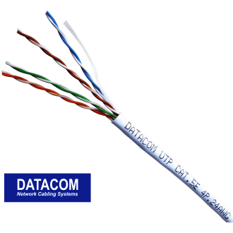 DATACOM UTP Cat5e PVC kabel 305m (žica), bijeli DATACOM UTP Cat5e PVC kabel 305m (žica), bijeli