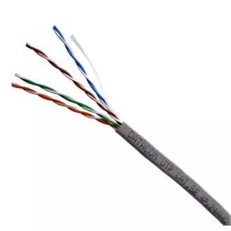 DATACOM UTP flex, Cat5e PVC, sivi, 100m, kabel