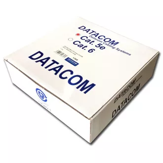DATACOM UTP flex, Cat5e PVC, sivi, 100m, kabel