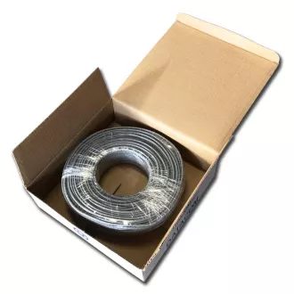 DATACOM UTP flex, Cat5e PVC, sivi, 100m, kabel