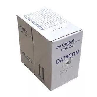 DATACOM UTP flex, Cat5e LSOH, sivi, 305m, kabel