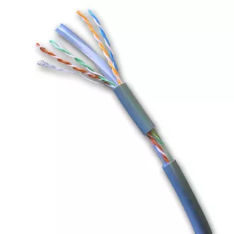 DATACOM UTP flex, Cat6 PVC, sivi, 50m, kabel