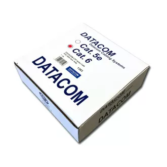 DATACOM UTP flex, Cat6 PVC, sivi, 50m, kabel