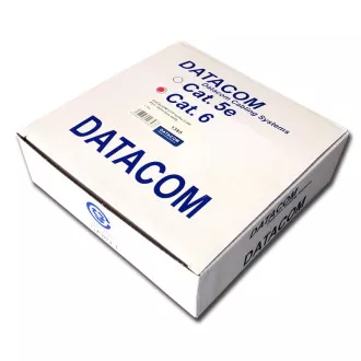 DATACOM UTP flex, Cat6 PVC, sivi, 100m, kabel