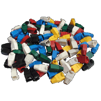 DATACOM Protection RJ45 s bubble BLUE (10 kom)