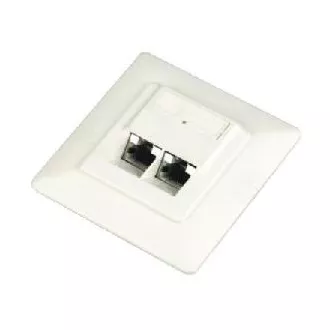 DATACOM STP dvostruka utičnica Cat5e ispod žbuke 45 st. DATACOM STP dvostruka utičnica Cat5e ispod žbuke 45 st.