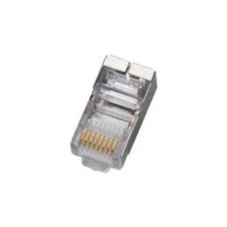 Konektor RJ45 STP Cat5e 8p8c za lice (10 kom) Konektor RJ45 STP Cat5e 8p8c za lice (10 kom)