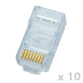 DATACOM konektor RJ45 UTP 8p8c Cat5e 10 kom (žica) DATACOM konektor RJ45 UTP 8p8c Cat5e 10 kom (žica)
