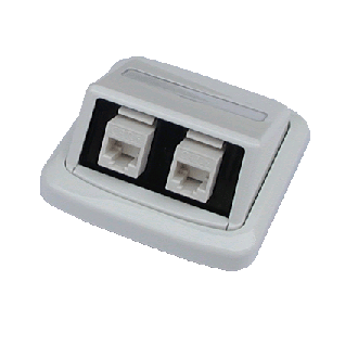 Dvostruka utičnica ABB TANGO 2xRJ45 Cat5e UTP bijela