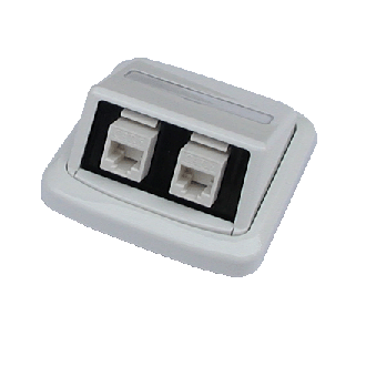 Dvostruka utičnica ABB TANGO 2xRJ45 Cat5e UTP bijela