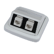 Dvostruka utičnica ABB TANGO 2xRJ45 cat6 UTP bijela